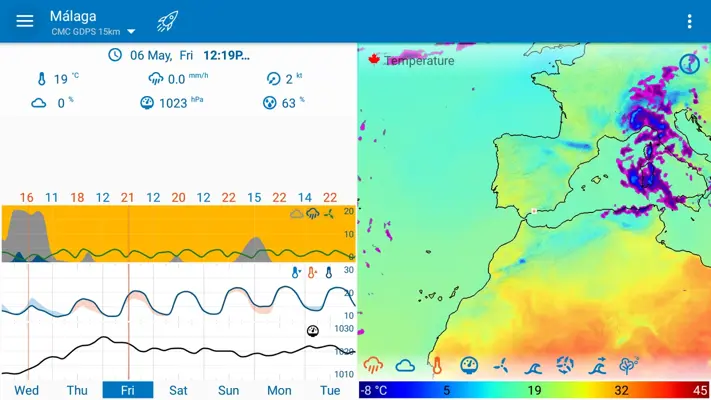 WeatherBomb android App screenshot 3