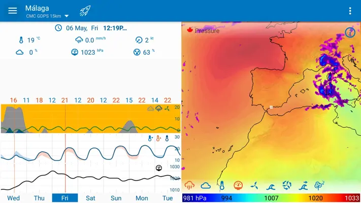 WeatherBomb android App screenshot 4