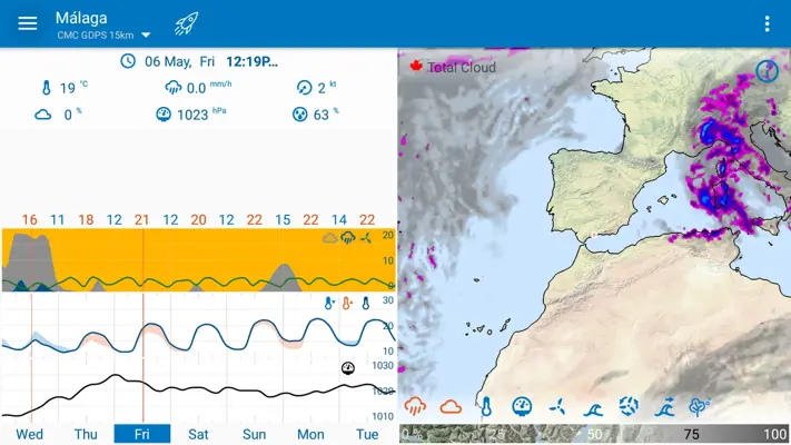 WeatherBomb android App screenshot 5